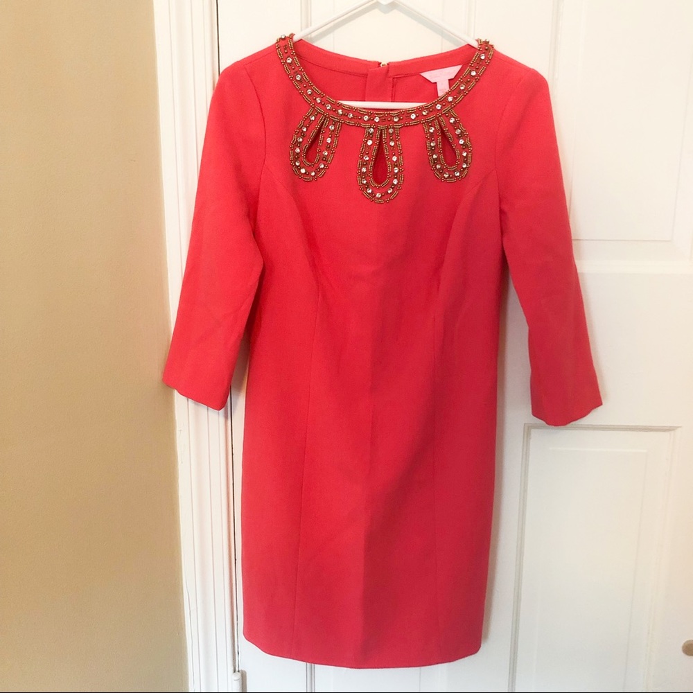 Lilly Pulitzer Beaded Shift Dress